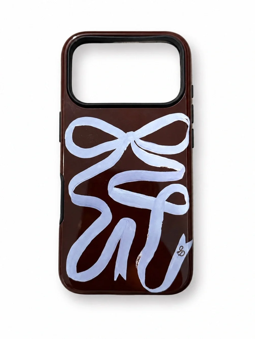 The Dairy Jasmine Dowling Mocha Ribbon iPhone 17 Pro Case